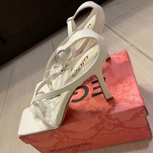 Ego Eve White Sandal Shoe